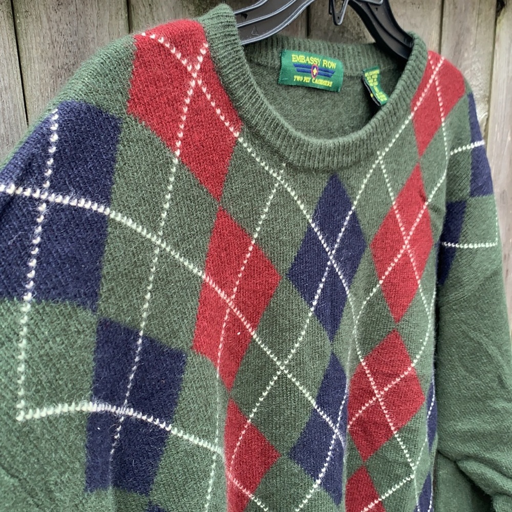 Embassy Row Medium 2-Ply Cashmere Crew!! - image 4